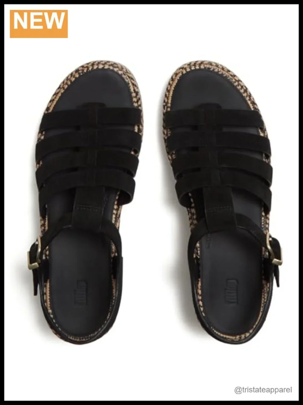 Suede Fisherman Platform Sandals Comfort Cushioned Wedge